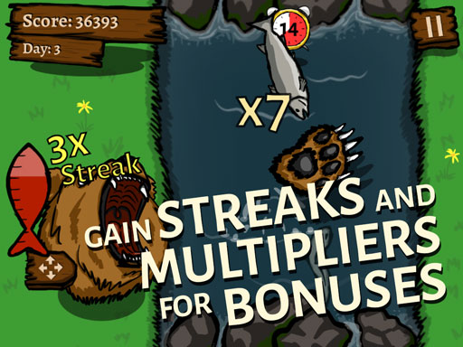 Gain streaks and multipliers for bonuses